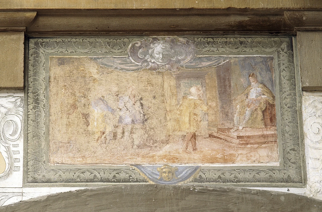 Figure davanti ad un sovrano - Villa medicea della Petraia, Firenze